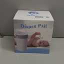 Bellababy Diaper Pail, Upgrade Baby Diaper Bin with Double Odor Locking, Includes 4 Refills (270 inches/pcs), Compact Design for Nursery,Gray