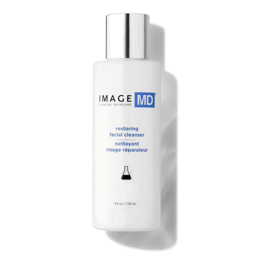 IMAGE Skincare MD Restoring Facial Cleanser, Face Wash with Salicylic Acid to Exfoliate and Smooth, 4 Fl Oz