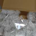 KissYou Acrylic Box Clear Boxes with Lids 12 Packs Acrylic Display Square Cube Wedding Birthday Graduation Party Candy Box Decoration Boxes