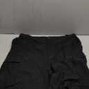 Pudolla Men's Hiking Cargo Shorts 7" Lightweight Quick Dry Casual Work Shorts for Men Summer Travel Golf with 5 Pockets, Extra Large, Black