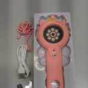 Kids Microscope- 500x Magnification,16X Zoom,Handheld Microscope for Kids with HD Cam,Portable Science Learning Tool,Christmas Birthday Gifts for Boys Girls Aged 3-12 (Pink)