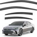 Tape-on Window Visors Rain Guards for Toyota Camry 2025 2026 | Extra Durable, Window Visors, Vent Visors, Window Deflector, Vent Shades, Car Accessories-4PCS