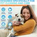 PET Teeth Cleaning Wipes for Dogs & Cats,Gentle Pet Dental Care Wipes with Massaging Micro-Brushing Beads, Remove Bad Breath & Plaque.Dog Toothbrush & Tooth Brushing Kit-Unscented