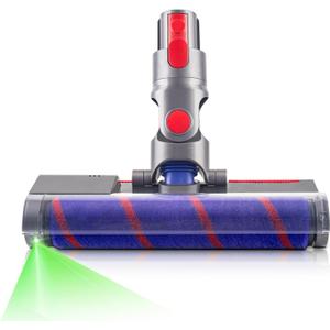 E.LUO Soft Roller Brush Head for Dyson V7 V8 V10 V11 V15 Cordless Stick Vacuum Cleaners Parts Hardwood Floor Attachment