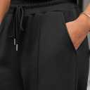 AUTOMET Womens Wide Leg Sweatpants Baggy Lounge Travel Pants Fall Fashion Outfits 2025 Winter Clothes Joggers (Small, Black)