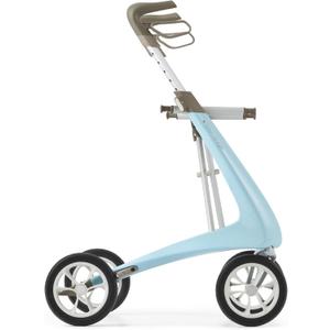 byACRE Carbon Ultralight Rollator Walker, 10.6 lbs, Morning Blue, Regular | World's Lightest Carbon Rollator Walker with Seat for Seniors, Foldable Mobility Aid, Indoor and Outdoor Use, Color: Morning Blue