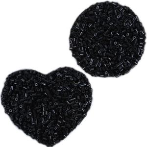 Fuse Beads Melting Beads Refills for 2.6 or 5 mm Fuse Bead Board for Crafts (8000, Black, 5mm)