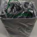 Trash Can - Plastic Waste basketbin - 3.5 Gallon- for Office,Home,Bathroom,Kitchen,Dormitory - Black