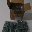 Newwiee 8Pcs Patio Cushion Covers Stretch Outdoor Cushion Cover Replacement for Patio Furniture Sofa Couch Slipcovers, Soft Flexibility Washable Furniture Protector(Waterproof Pure,Dark Green)