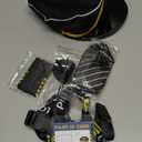 6 Pcs Airline Pilot Captain Costume Kit with Aviator Sunglasses,Airline Pilot Captain Hat Costume Accessories for Halloween Party Cosplay Supplies