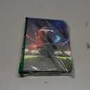 400 Cards Football Card Binder, 4-Pocket Card Collections Trading Card Binder 50 Pages Double-Sided Cards Holder with Zipper 3-Ring Card Album for Sports Football Card Sleeves Protectors