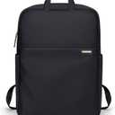 Slim Laptop Backpack for Women, Lightweight Business Backpack for Women Computer Bag Purse for Commuting, Fit 14Inch, Black