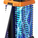 Solar Bug Zapper Outdoor Indoor, Mosquito Zapper with Dual-Mode Reading Lamp, Cordless & Rechargeable Electric Fly Trap, IPX4 Waterproof for Patio, Backyard, Garden, Camping