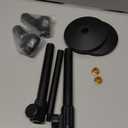 YOUEON 2 Pcs Microphone Stand Desktop, Adjustable Table Mic Stand with Mic Clip and 5/8" Male to 3/8" Female Screw Adapter, Heavy Base, Compatible with Most Mics (style 1)