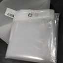 Plastic Shower Curtain Liner Premium Light Weight 72" x 72" Transparent Bathroom Shower Showroom Curtain Liner with Rustproof Metal Gromments