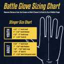 Stinger Sports Traditional Short Cuff Batting Gloves (Sting Squad and Color Crush) - Baseball and Softball Gloves for Adult & Youth - Ultra Soft, Durable, Breathable, Sheepskin Leather (Navy)