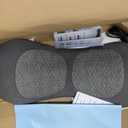 3-in-1 Back Massager with Heat & Vibration, Smooth Spine Triple Fusion Lumbar Support Pillow for Lower Back and Sciatica Pain Relief, Deep Tissue Relaxation for Bed or Office Chair