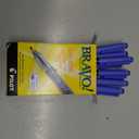 PILOT Bravo Liquid Ink Marker Pens, Bold Point, Blue Ink, 12-Pack (11035)