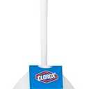 Clorox Under-Rim Toilet Bowl Brush with Corner Storage Caddy, 16 x 5 x 5.5 in