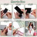 XANGNIER Clip and Go Strap for Phone with Wallet Crossbody, Phone Strap with Zippered Wallet, Adjustable Anti Theft Cellphone Lanyard for Women, Cellphone Chain Accessories Green