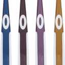 4Pcs Silicone Toothbrushes Soft Bristles Toothbrush Soft Nano Toothbrush Sensitive Gums Manual Toothbrush Protection Gum Care Toothbrush for Adults Teenagers