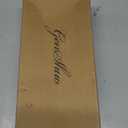 GENSHUO Women's Low Kitten Heel Slingback Ankle Strap Pump Pointed Toe Comfortable Formal Party Wedding Dress Shoes Patent Leather Black 6