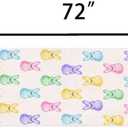 Easter Table Runner 13 x 72 Inch, Colorful Bunny Decorative Farmhouse Rustic Holiday Spring Table Decoration for Kitchen Dinning, Indoor Outdoor Dinner Party Dcor