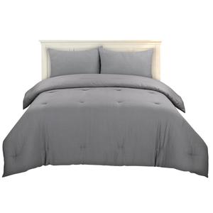 Modavari Home Fashions King Comforter Grey