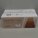 Stair Treads Non-Slip 16 Pack 8"x30" - Carpet Stair Runner for Indoor Wooden Steps with TPE Backing & Anti-Skid Surface, Reusable Adhesive Safety Rug for Kids/Elder/Pet-Friendly - Brown