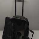 2 Bowling ball Bag with Wheels, Lightweight Trolley Double Ball Bowling bag with Large Separate Shoe Compartment and Oversized Accessory Pocket, Retractable Handle Extends To 39.5"