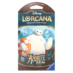 Disney Lorcana Trading Card game 12 Random Game Cards Azurite Sea 3 Pack