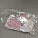 Pink Cake Topper Glitter Rainbow Cupcake Toppers Happy Birthday Party Dessert Table Home Decoration