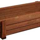 Mumusuki Wooden Planter Box, Rectangular Wooden Planter Box Pot Holder for Garden, Patio, Window, Home Decor, Wood Plant Stand for Indoor or Outdoor Gardening