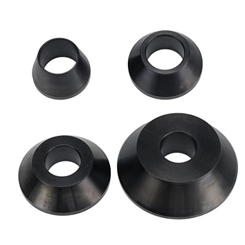 SUDEG Wheel Balancer Cone, 4pcs Tire Balancing Machine Cones Set,Manual Tire Changer Centering Cone Billet for 36mm Shaft Fit for Most Passenger Car Truck