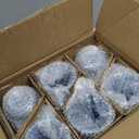 Bosmarlin Large Ceramic Stackable Coffee Mugs Set of 6, 17 Oz, Dishwasher and Microwave Safe (Blue, 17 Oz)