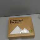 KeaBabies 2-Pack Organic Crib Sheets for Boys, Girls - 52x28 Fitted Crib Mattress Sheet Neutral, Breathable Jersey Cotton Cover for Baby Bed, Toddler Mattress, Soft & Cute Prints (Soft White)