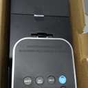 Single Serve Coffee Maker, Iced and Hot Coffee Machine for K Cup & Grounds, Compact Design, 40oz Removable Water Reservoir, 6 to 24 Oz Brew Sizes, Fits 7.3" Travel Mug, Black