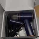 KMM Handheld Car Vacuum Cleaner, 9000Pa Vacuum Cleaner and Air Duster, 120W High Power Hand Held Vacuum with LED Light and Multi-Nozzles for Car, Home, Office, Pet (Blue)