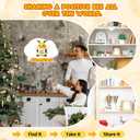 Gejoy 25 Pcs Mini Rubber Toys Positive Gifts Mini Decorations and Encouragement Birthday Motivational Gifts for Colleague Staff Teacher (Bee)