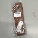 Womens Western Wide Waist Belt for Dress Vintage Stretchy Elastic Belt with Chunky Gold Buckle (Brown)