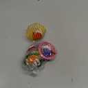 Jecery 5 Pcs Cat Spring Balls Toys Stretchable Rolling Balls Colorful Playful Coils Interactive Action Toy Caged Rats for Kitten Pet Supplies (Mouse,Bright Color)