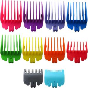 10Pcs Hair Clipper Guards Cutting Combs for TPOB Slime2 - Multiple Colors
