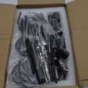 Sieral Candle Holders Bulk Taper Candlesticks Holders Set Modern Decorative Metal Candelabras for Wedding Anniversary Home Dinning Table Centerpiece Xmas Party Decor(Matte Black,36 Pcs)