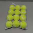 Nobleza 12 Pack 2.5' Floatable Squeaky Tennis Balls for Small Medium Dogs, Training Safe Natural Rubber Squeaky Dog Balls for Fetch Exercise, Yellow (2.5 in - Moderate Chewer)