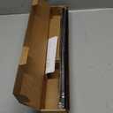 5/8” Diameter Curtain Rods 30-45 Inch, for 30-39 Inch Windows, Adjustable Splicing Black Curtain Rods for Windows with Brackets, Window Rod Long Small Curtains Rod