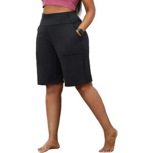 YOHOYOHA Plus Size Women Yoga Shorts-Capris Pants Wide Leg Casual Workout Pants, 3XL