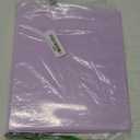 SUNEE 3 Ring Binder 1 Inch D Ring, Clear View Binder Three Ring PVC-Free (Fit 8.5x11 Inches) for School or Office Supplies, Purple, 1 Pack