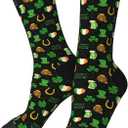 St Patricks Day Socks for Women Men, Novelty Clovers Socks Gifts for St.patrick's Day Decor