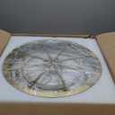 Morden Crystal Chandeliers for Dining Room 8 Lights Gold Chandelier Round Crystal Chandelier Pendant Light Fixture Kitchen Island Entryway Living Room 23" D x 8.7" H