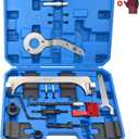 Camshaft Locking Tool Kit, Compatible with BMW B36 B37 B38 B46 B47 B48 B58 Engine, BMW Mini F20 F21 F30 F31 F48 F54 F55 F60 G20 G30 with T60 Socket Vanos Solenoid Valve Remove Wrench (21PCS)